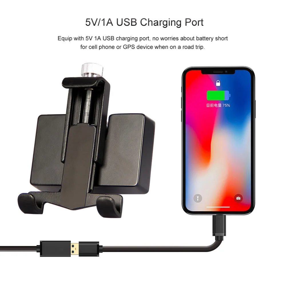 Водонепроницаемый кронштейн для крепления камеры на мотоцикле SYS VSYS P4F WiFi Dual 1080P