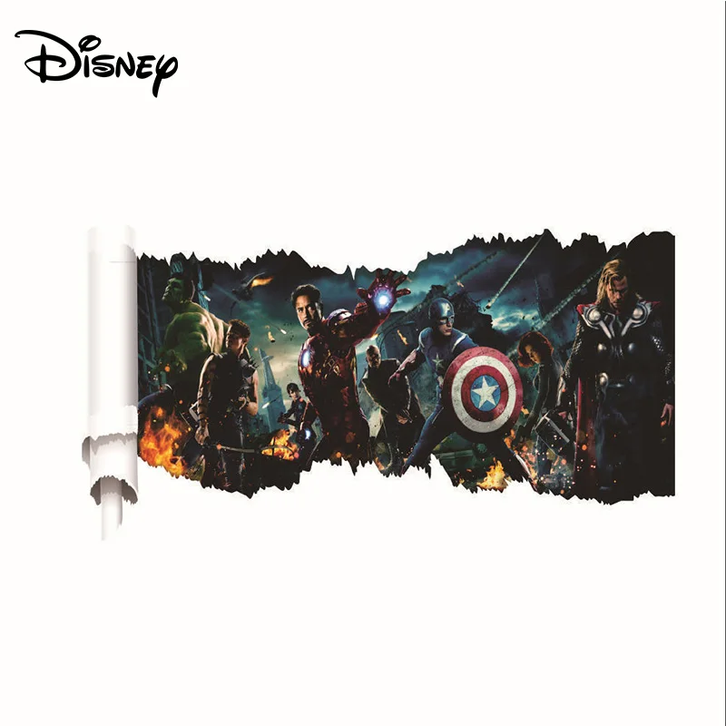 Disney новая наклейка "Мстители" детская комната спальня фон стикер