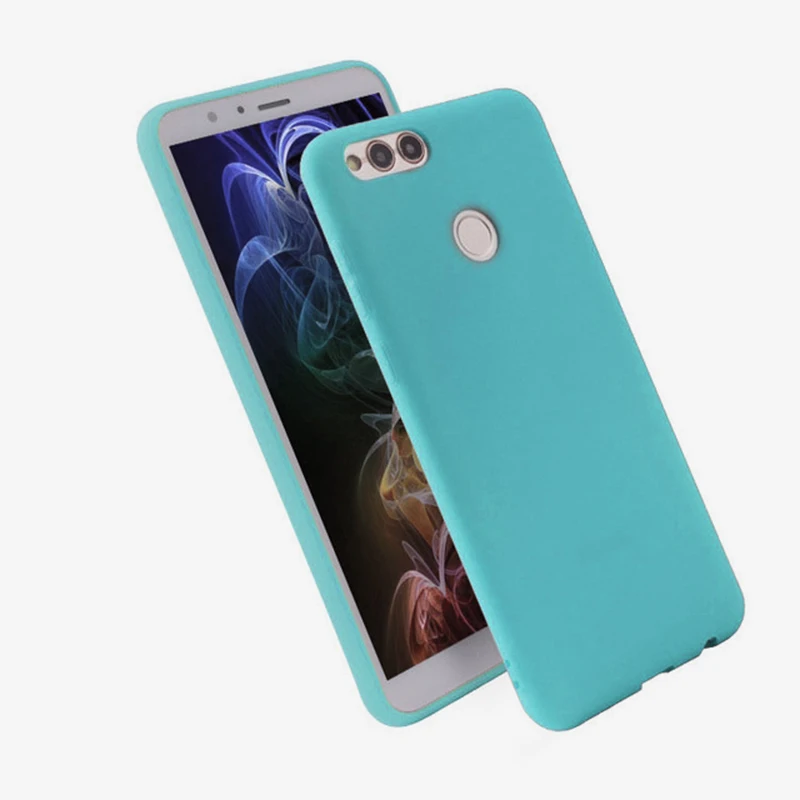 Мягкий чехол ярких цветов для Huawei P Smart P20 P10 P9 P8 Lite Y3 Y5 II Y6 Y7 Prime 2017 Y9 2018 Honor 5A 6A 6C 7A 7C Pro 8