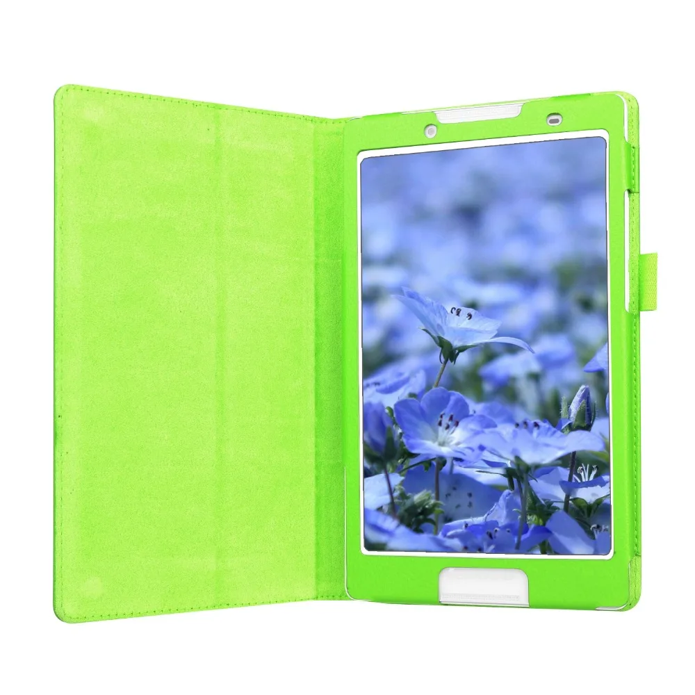 Умный чехол-подставка из искусственной кожи для lenovo Tab 2, 3, A8, A8-50, A8-50F, A8-50LC, Litchi, для lenovo Tab 2, A8-50, 8 дюймов, чехол для планшета+ ручка