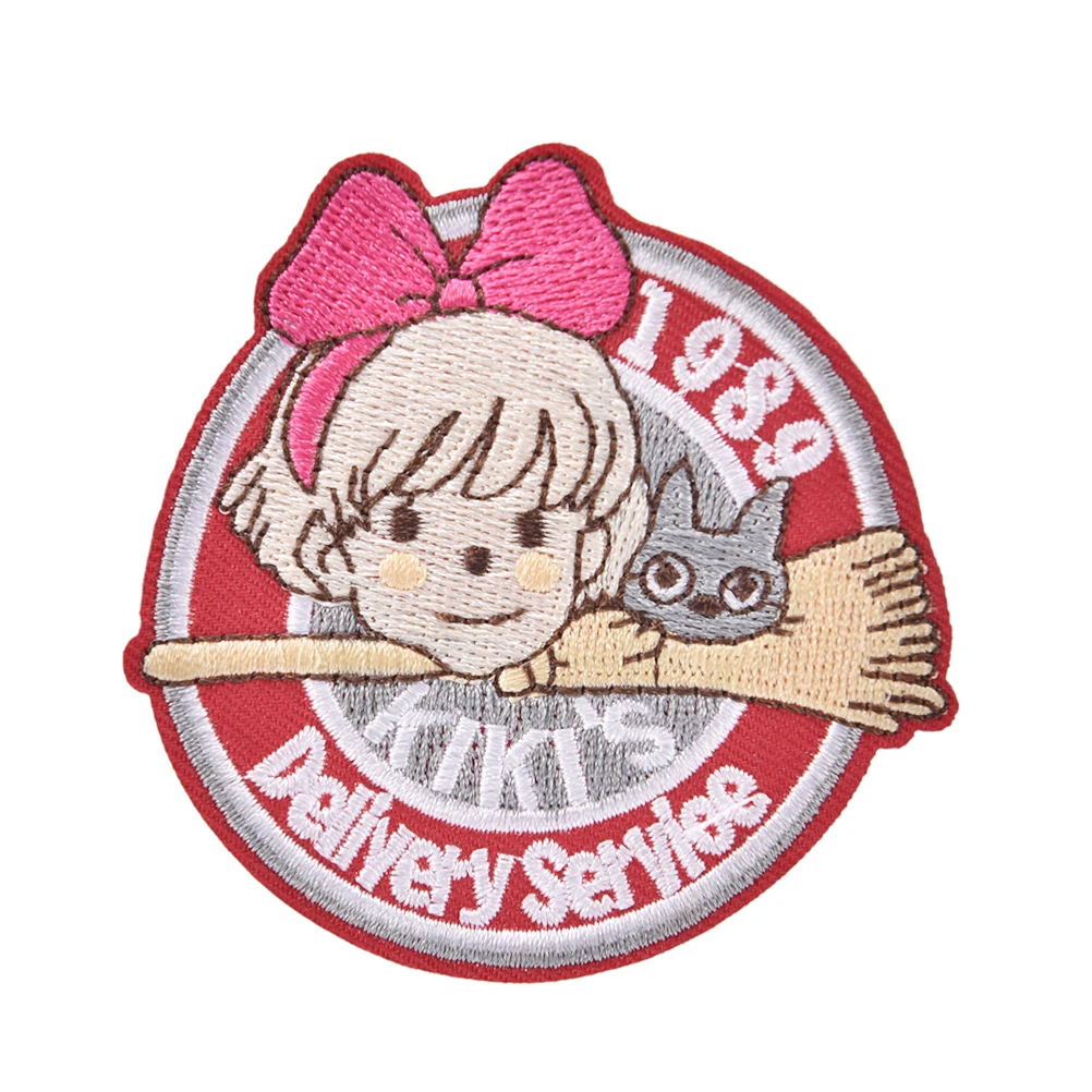 Новинка 1989 нашивка Kiki's Delivery Service вышитая аниме пришивная термоаппликация