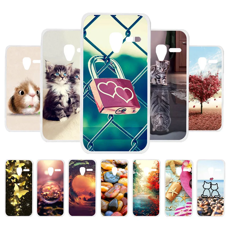 3D DIY силиконовый чехол для телефона для Alcatel OneTouch pixi 3 4G 5017D 5019D One Touch pixi 3 OT 5017X/5017A/5017E 5019 задняя крышка 4,5"