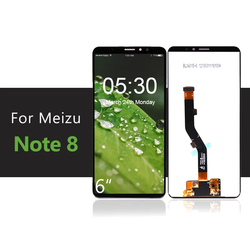 Для Meizu Note 8 LCD + кодирующий преобразователь сенсорного экрана в сборе экран для