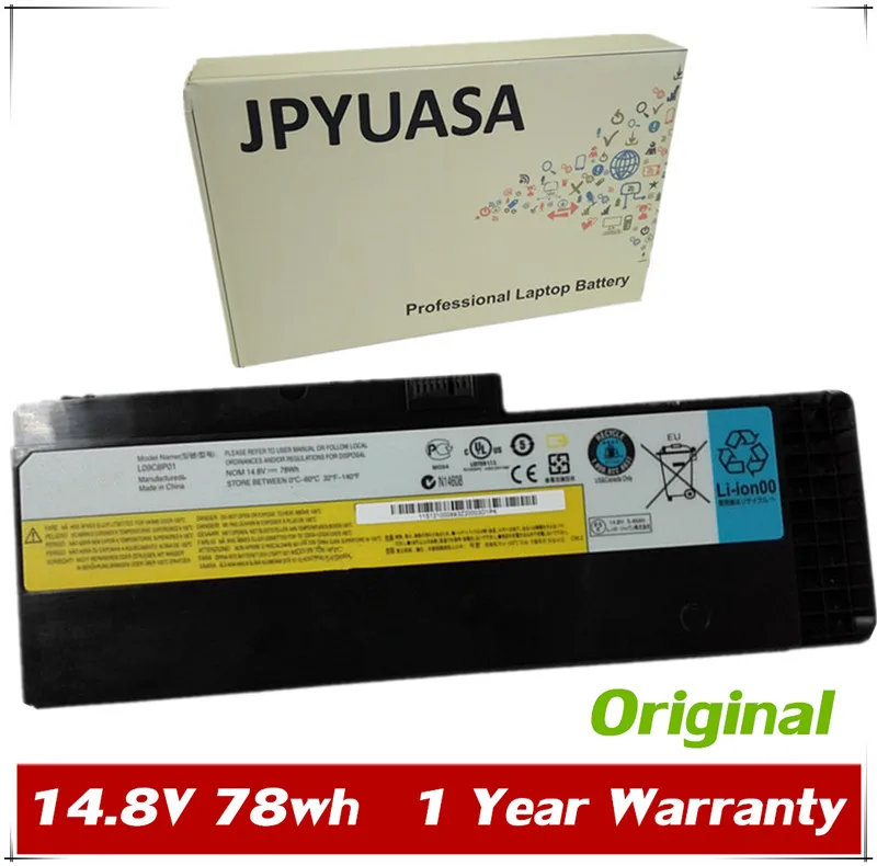 7XINbox 14 8 V 78wh Оригинальный аккумулятор для ноутбука L09C4P01 57Y6265 Lenovo Ideapad U350 ячеек|original