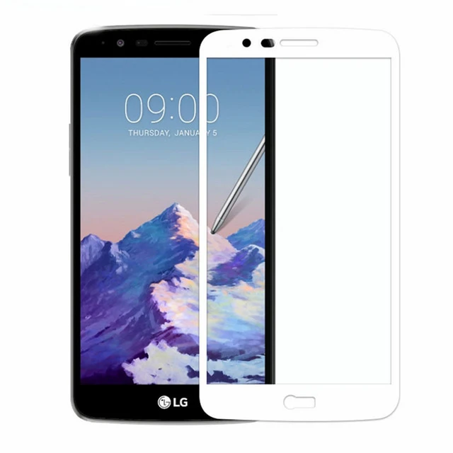3D закаленное стекло для LG K8 2017 полное покрытие 9H защитная пленка