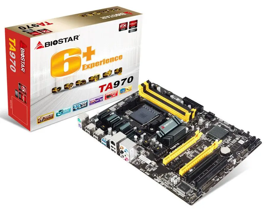 970 AM3+ Материнская плата BIOSTAR TA970 AM3 DDR3 USB3.0 SATA3