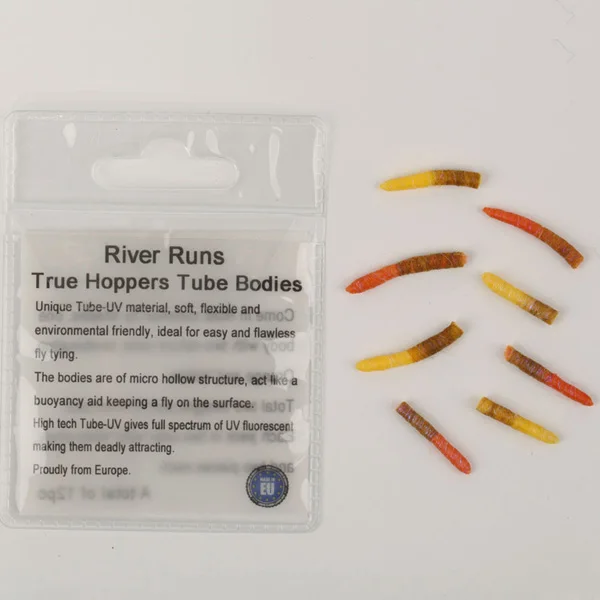 Hopper Tube Body Риверранс реалистичные мухи комбо Супер реалистичные УФ трубы тела комбо пакет для может сухой Аддис сухая муха связывая Материал, гордо fro - Цвет: Hopper Tube Body