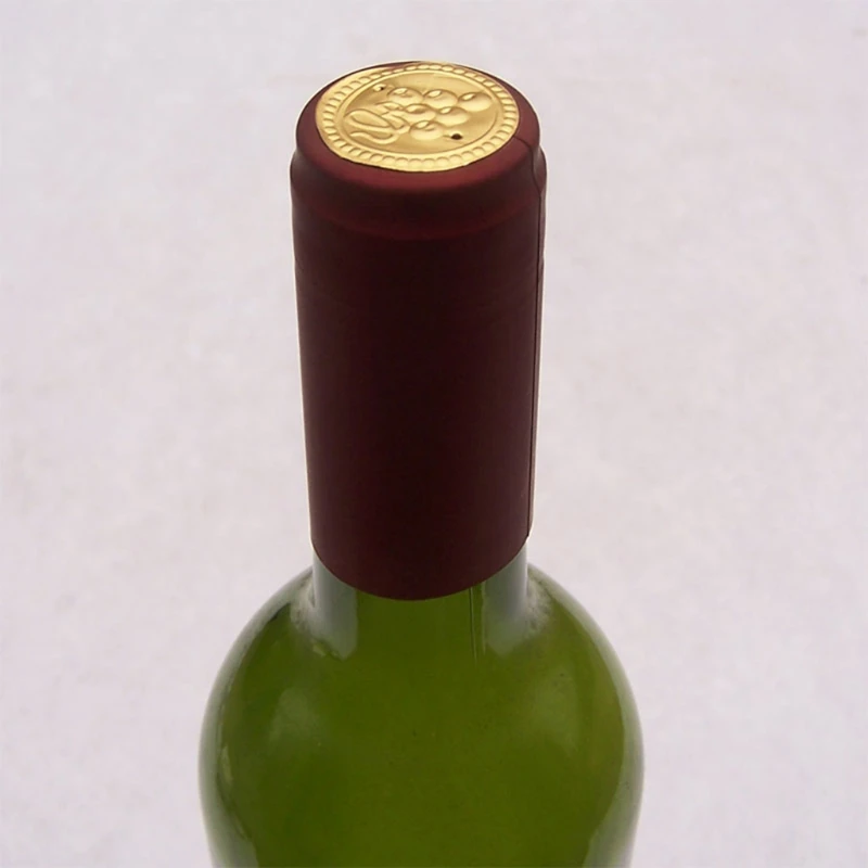 10Pcs Wine Bottle Heat Shrink Capsules Homebrew Top Cap Loose Line Peeling Easy | Дом и сад
