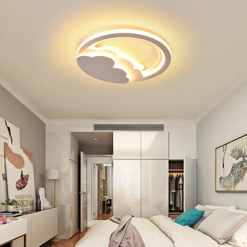 Indoor Modern Led Ceiling lights Living Room Kitchen Luminaires Mounted Lighting Lamps Round Fixtures | Освещение