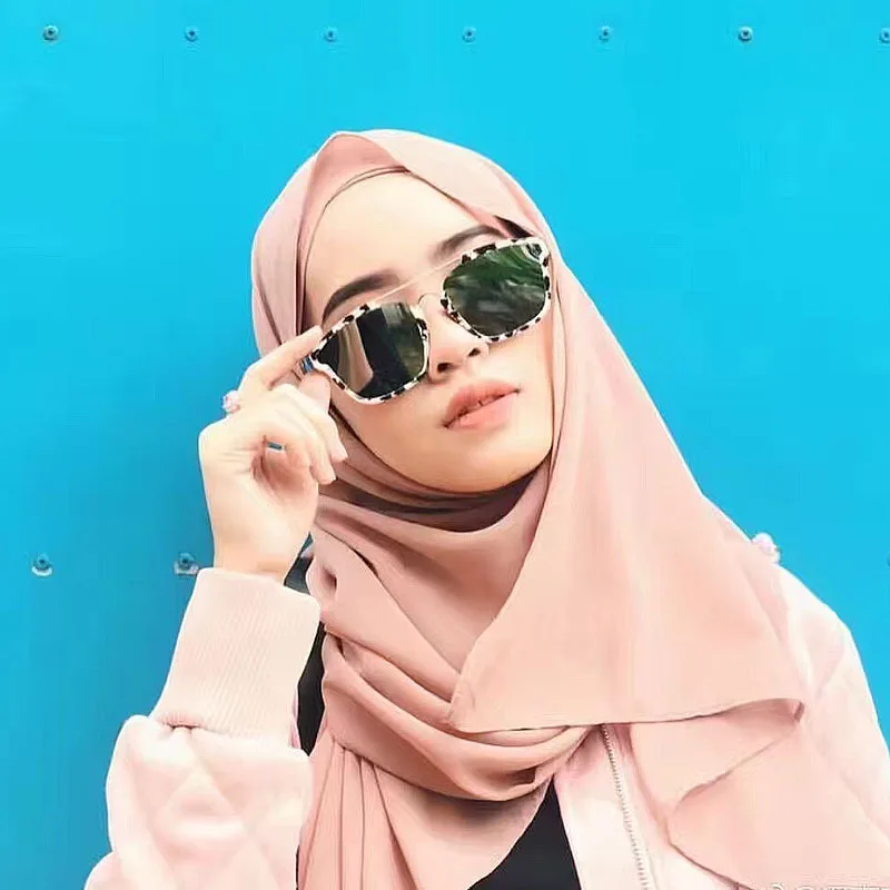 Женская модная однотонная шифоновая шаль-шарф из пузырчатой ткани пляжный