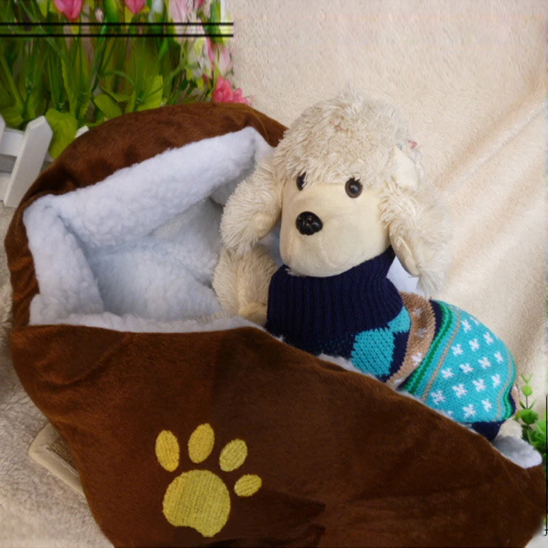 Большие кровати для собак 58*52 см домик кровать кошки классический теплый