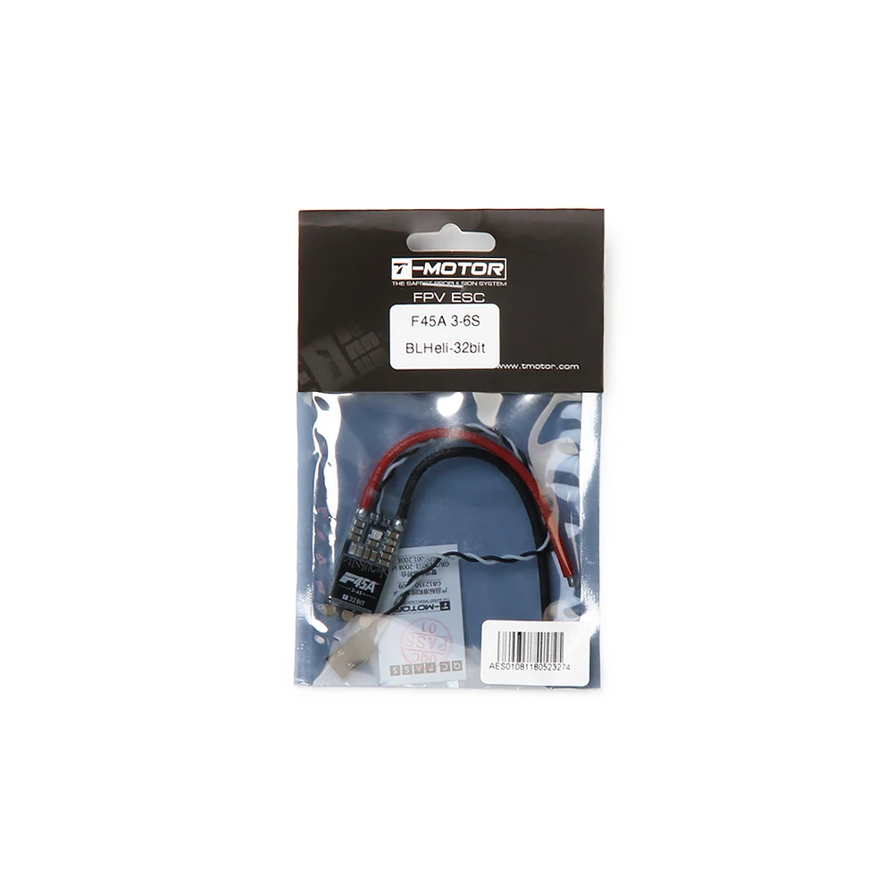 T Motor World First Mini Size & светильник Racing ESC F45A 32bit 3 6S для FPV Motors|esc 2-6s|mini escmotor esc |