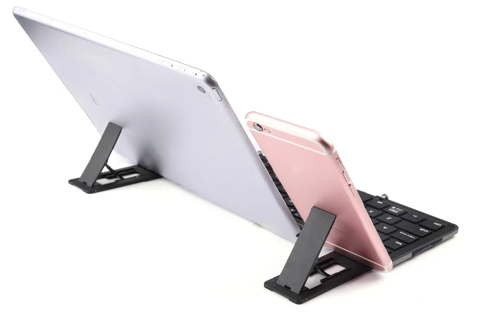 Tri складная Bluetooth клавиатура с для сенсорной панели iPhone 7 8 X iPad Air 1/Air 2/Pro 9 2017 2018