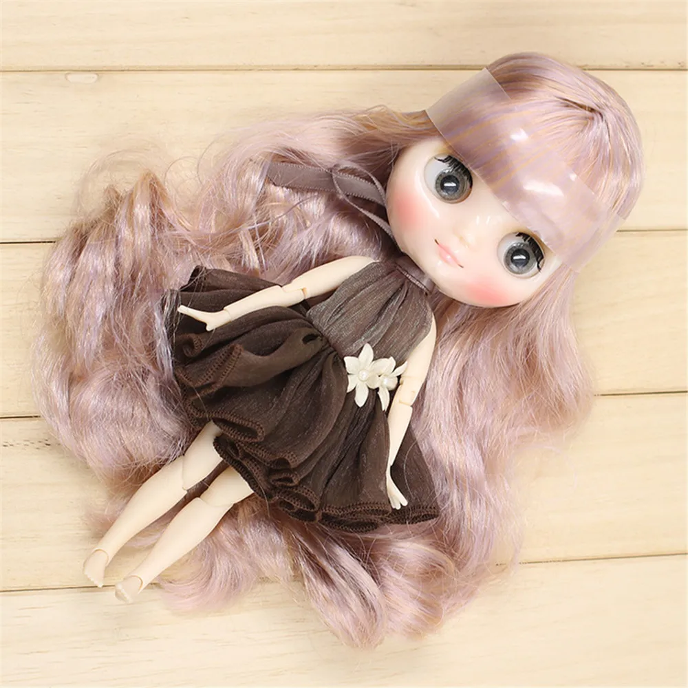 Кукла middie blyth 20 см, средняя кукла blyth joint, прозрачная кожа, подходит для самостоятельного макияжа лица, содержащая набор одежды для рук