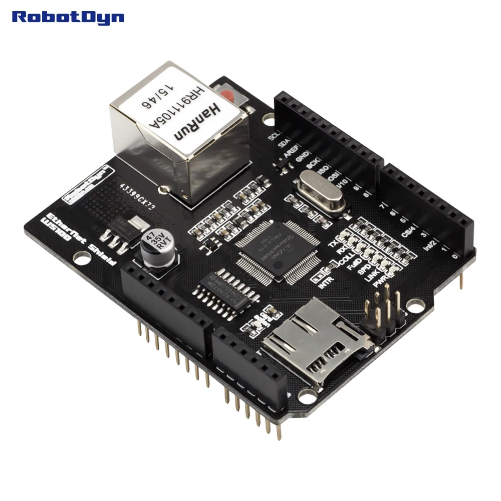 W5100 Щит Ethernet. Совместимый для Arduino UNO mega | Электронные компоненты и принадлежности