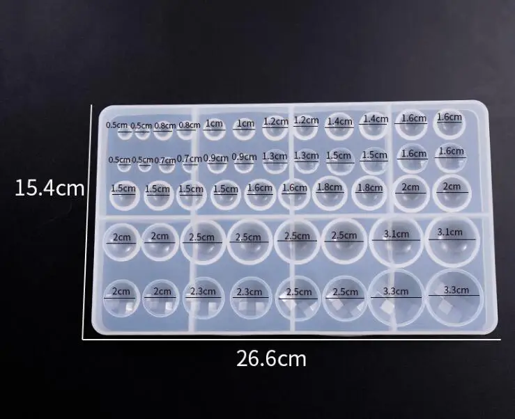 1pcs Silicone Mold DIY Crystal Epoxy Resin Molds Time Stone Jewelry Making Crafts Round Handmade Cake Fondant Chocolate Tools | Украшения и