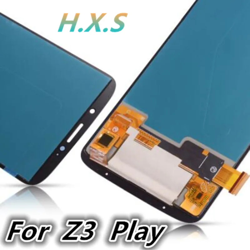 H.X.S для Motorola Z3 Play XT1635 ЖК дисплей и сенсорный экран дигитайзер в сборе|Экраны