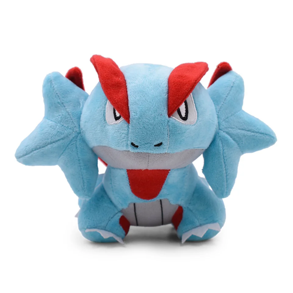 12-22 см милые чармандер алола льдом Vulpix Blastoise Haunter Tyranitar Furret Salamence Мягкие плюшевые игрушки аниме чучела кукла японская - Цвет: Salamence