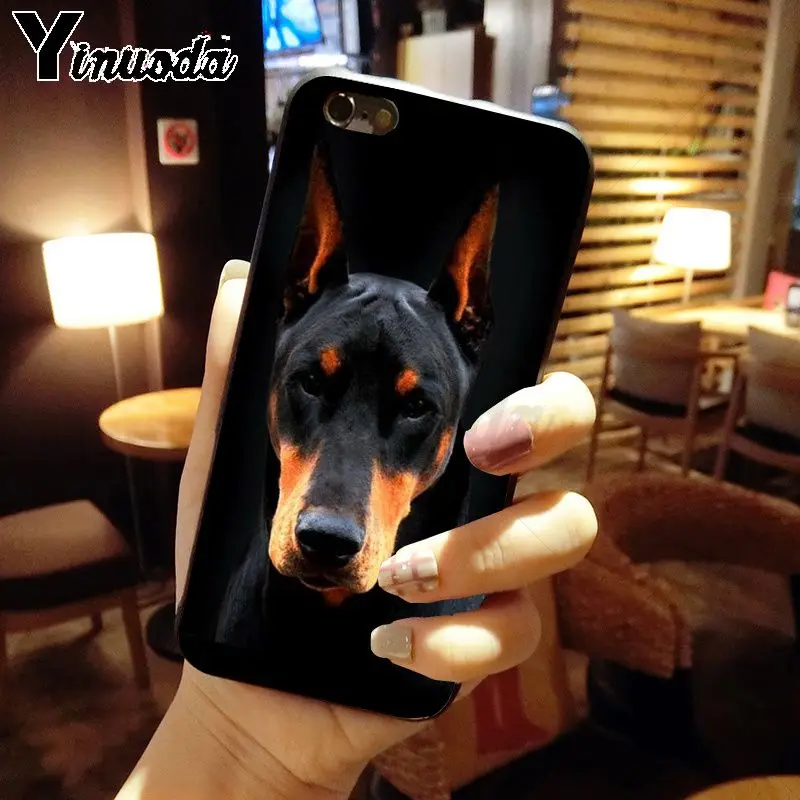 Yinuoda такса Силуэт Собаки шаблон Мягкие аксессуары для телефонов чехол телефона