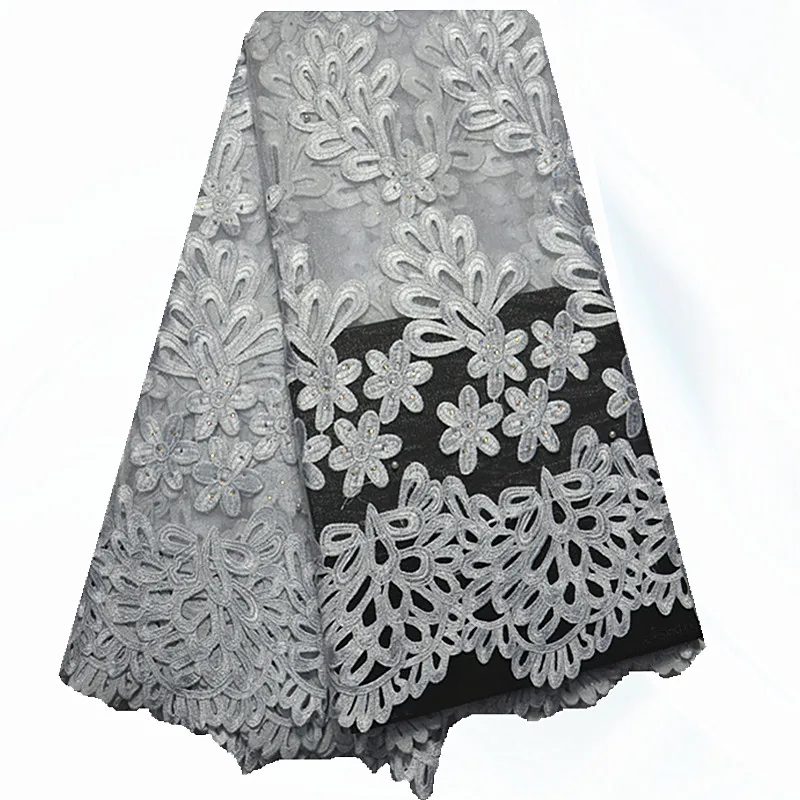 JNL45 Free Shipping Royalblue African French Lace Fabric WIith Stone Net Beautiful Style Online | Дом и сад