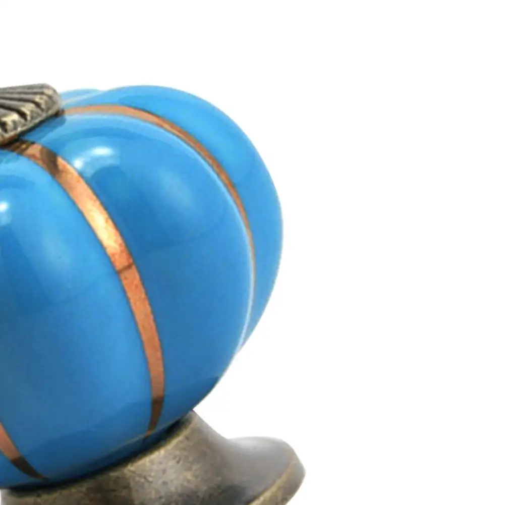 Vintage Pumpkin Door Knob Ceramic Knobs Cabinet Drawer Cupboard Kitchen Pull Handles Cute Design | Обустройство дома