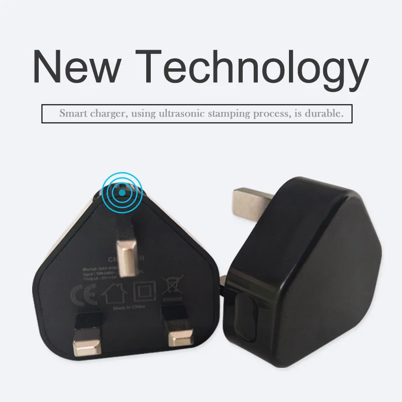USB зарядка 5V1A Сертифицированный адаптер стандарта CE переходник для