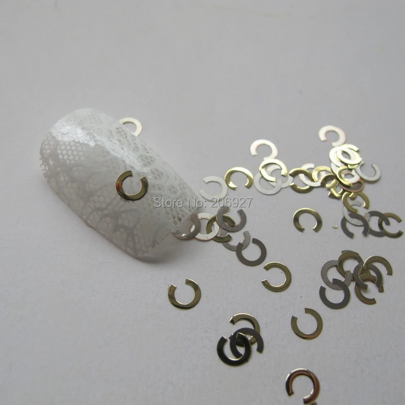 100 шт. металлические наклейки для дизайна ногтей | Красота и здоровье