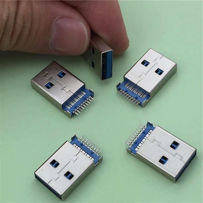 

5pcs/lot USB 3.0 A Type Male Plug Connector G47 for High-speed Data Transmission Free Shipping