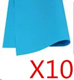 blue 10шт 50* 50 см фоамиран для рукоделия - Цвет: blue