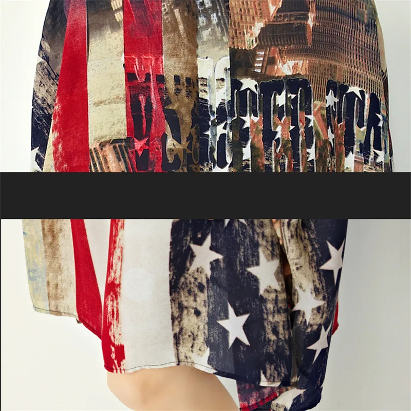 Свободное женское платье размера плюс с принтом шифоновое платье-парео Пляжное