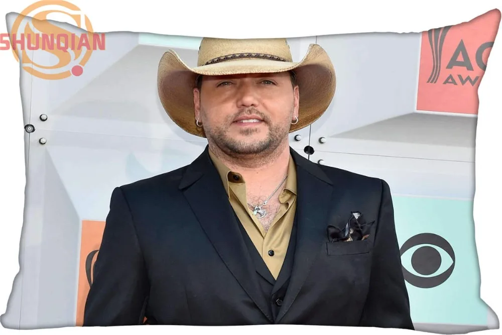 Новинка наволочка Jason Aldean прямоугольная Наволочка на молнии размеры 45x35 см 40x60 45x75