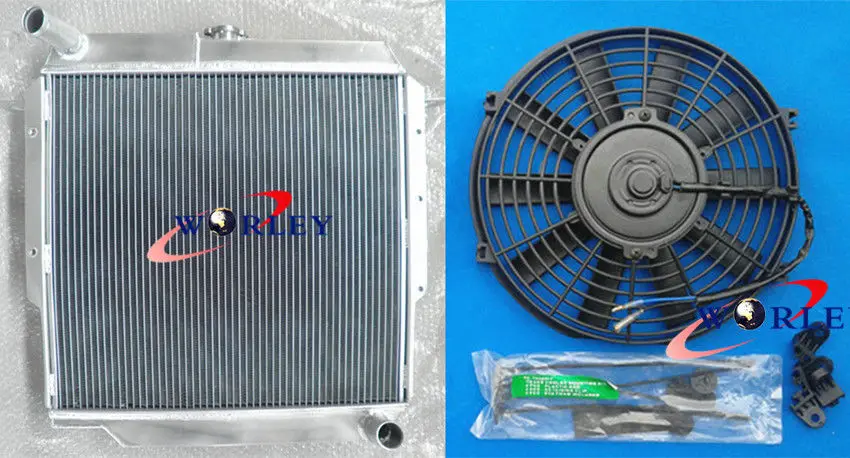 

Aluminum Radiator For TOYOTA LANDCRUISER 70 SERIES FJ73/FJ75 PETROL 85-93 92 + Fan