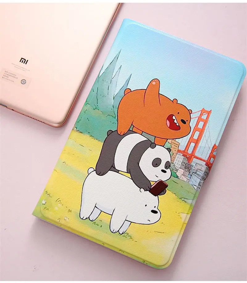 Тонкий чехол из искусственной кожи для Xiao mi pad 4 Plus mi Pad 4 plus 10,", умный чехол, чехол для планшета с рисунком, умный чехол+ пленка+ стилус