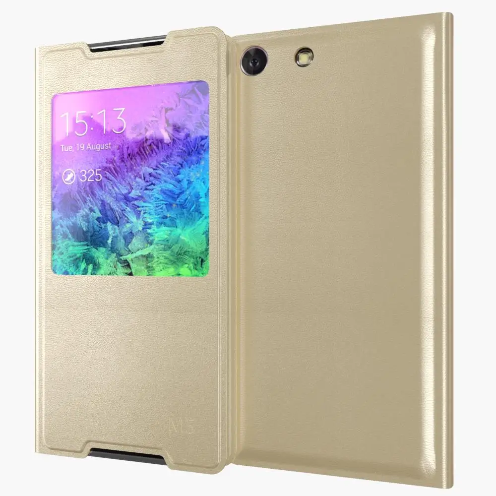 Для Sony Xperia M5/M5 Dual E5603 E5653 высококачественный чехол с открытым окном серия