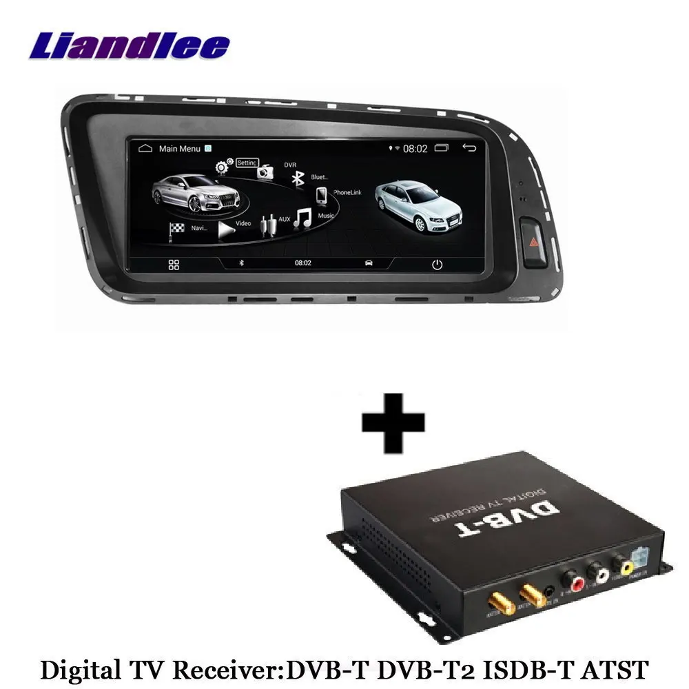 Digital TV Liandlee автомобильная система Android для Audi Q5 8R 2008~ стерео радио DVD tv Carplay камера BT gps Navi навигационный экран мультимедиа - Цвет: Digital TV