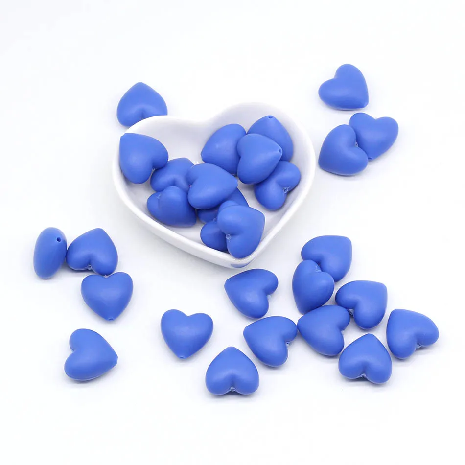 blue 20pc 10 шт. силиконовые бусины без бисероплетения детские товары игрушки для прорезывания зубов Подсолнух Роза звезда Лебедь Корона Силиконовый грызун детский Прорезыватель - Цвет: blue 20pc