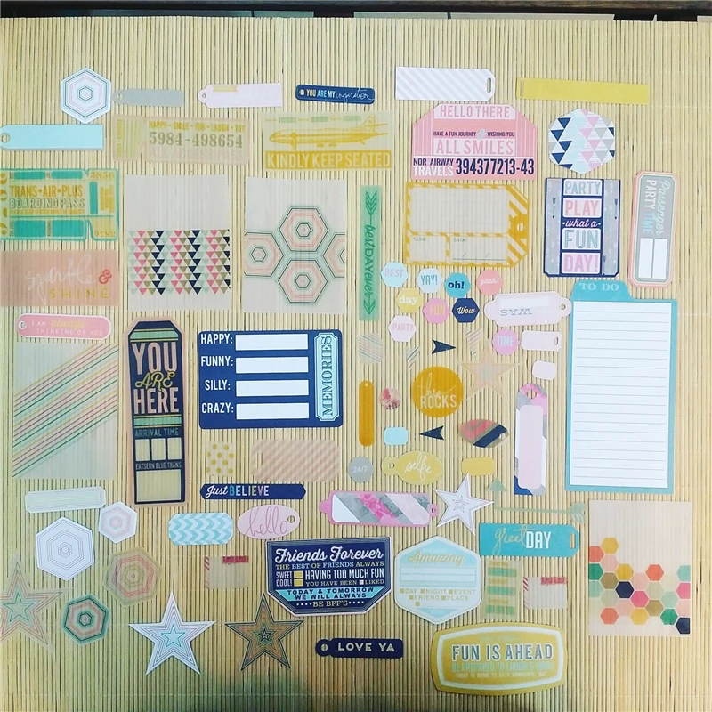 130 шт. картон из ПВХ и бумаги для скрапбукинга|cardstock die cuts|shape cuttingpvc paper |