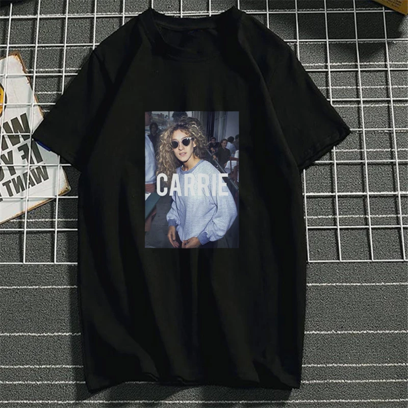 Харадзюку Кэрри Сексуальная Женская хлопчатобумажная рубашка 2019 забавная