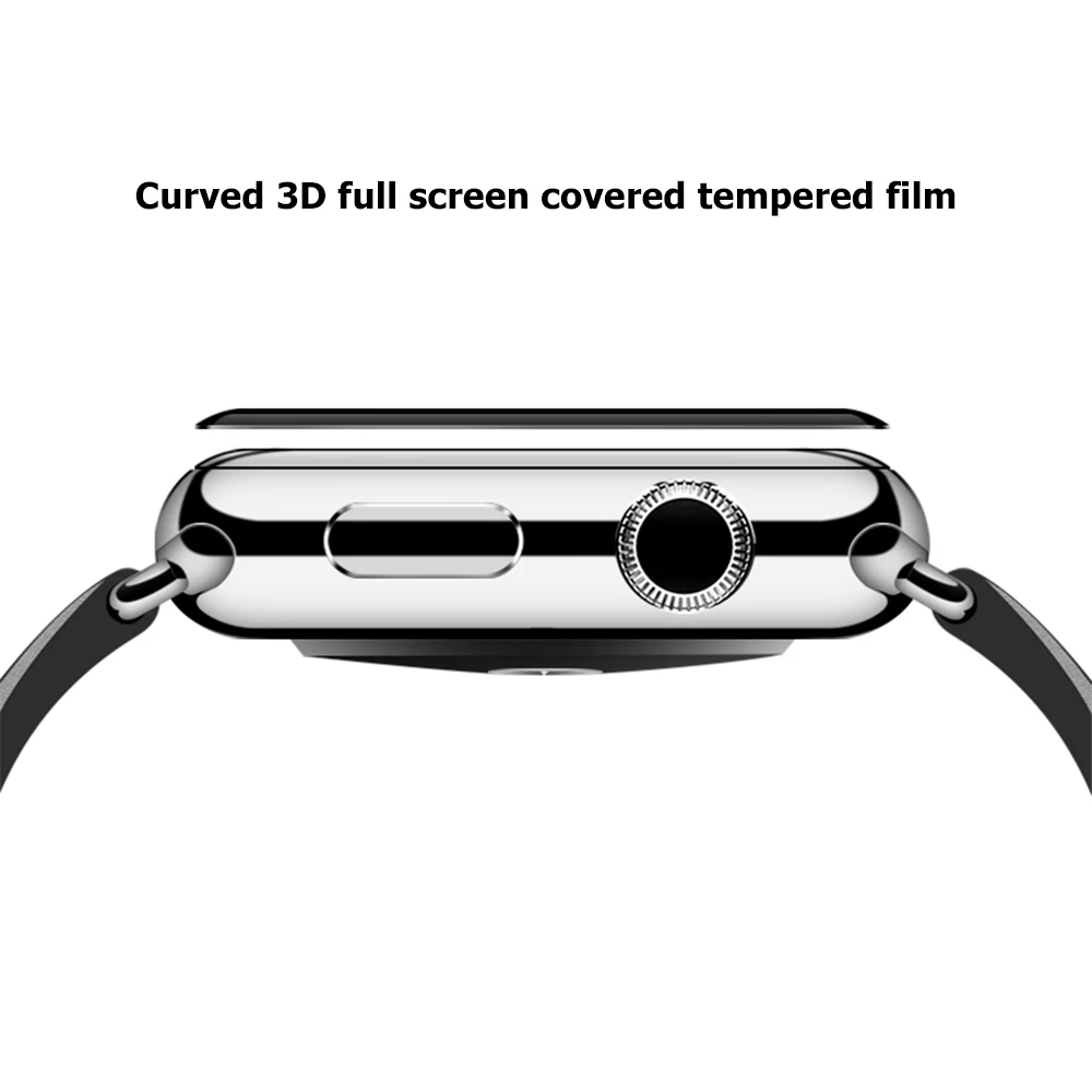 3D закаленное стекло для Apple Watch Series 1 2 3 4 защитная пленка экрана часов 44 мм 40 38 42 iPhone