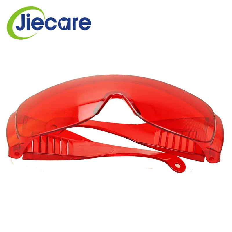 

1 PC Dental Red Protective Safety Glasses Anti-fog For Curing Light Teeth Whitening Lamp Dental Eye Protection Spectacles New