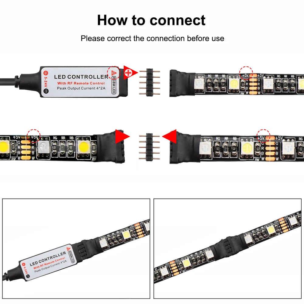 USB Светодиодная лента RGBW RGBWW 5050 SMD гибкая светодиодная лента для HD ТВ фоновое освещение подсветка ТВ 50 см 1 м 2 м 3 м 4 м