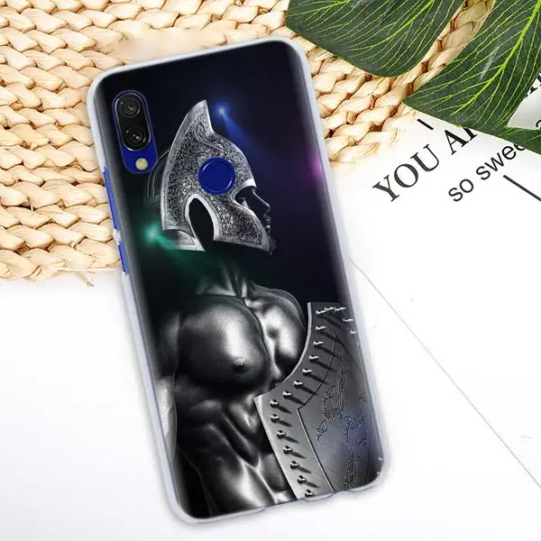 09 Спартанского воина King чехол для Xiaomi Redmi Note 5 6 7 Pro 4X7 6 6A 5 плюс 5A S2 GO Pocophone F1 Футляр для телефона - Цвет: 09