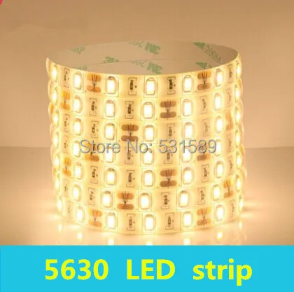 50 м/лот водонепроницаемая/без водонепроницаемого 300 SMD 5630 Гибкая светодиодная