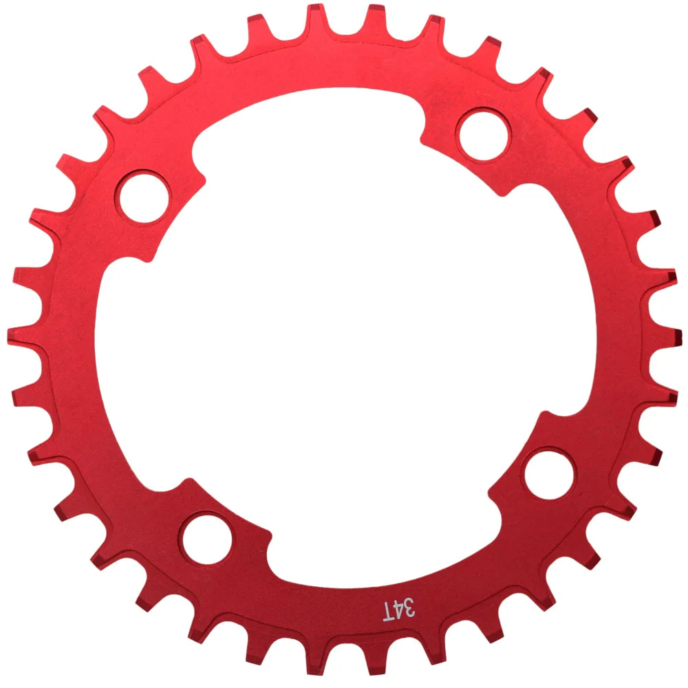 Шатун для велосипеда MTB CNC 32T 36T 38T 42T узкая широкая цепь, 4 болта, Круглый 104 BCD, запчасти для шоссейного велосипеда, зубчатый диск