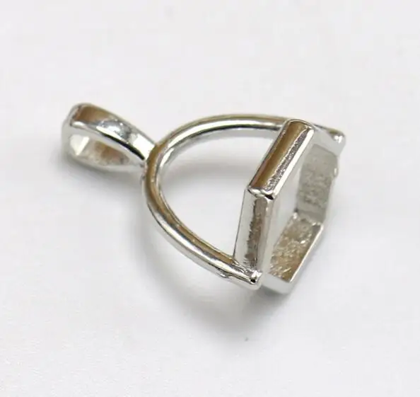 rhodium 20 шт./лот 13 x мм 16 мм натуральный камень кристалл столб Подвески кепки s кисточкой цепочки и ожерелья кепки для DIY ювелирных изделий Аксессуары - Цвет: rhodium