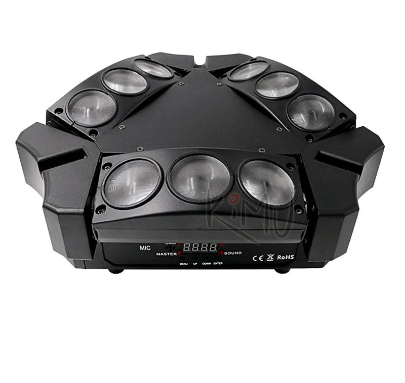 120 Вт RGBW 16/48 каналов светодиодный DMX512 активация звуком автоматический запуск мини