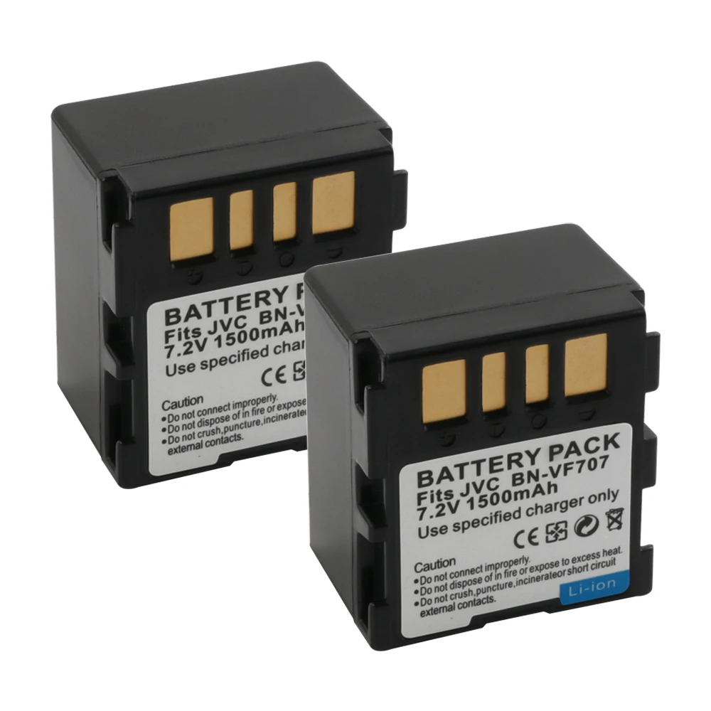 2X BN-VF707 BN-VF707U BNVF707 VF707 BN-VF714 BN-VF733 Батарейки + Зарядное устройство для JVC GR-D240 GZ-D240 GR-X5