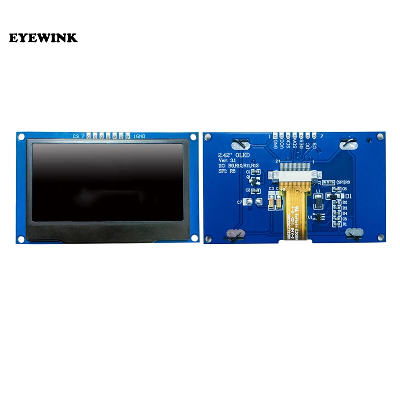 1 шт. белый 2 42 &quot2 42&quot ЖК экран 128x64 OLED дисплей модуль IIC I2C SPI серия для C51