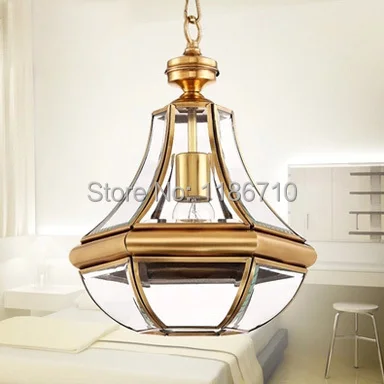 Прямая продажа с фабрики хрустальной люстры медная лампа светильник