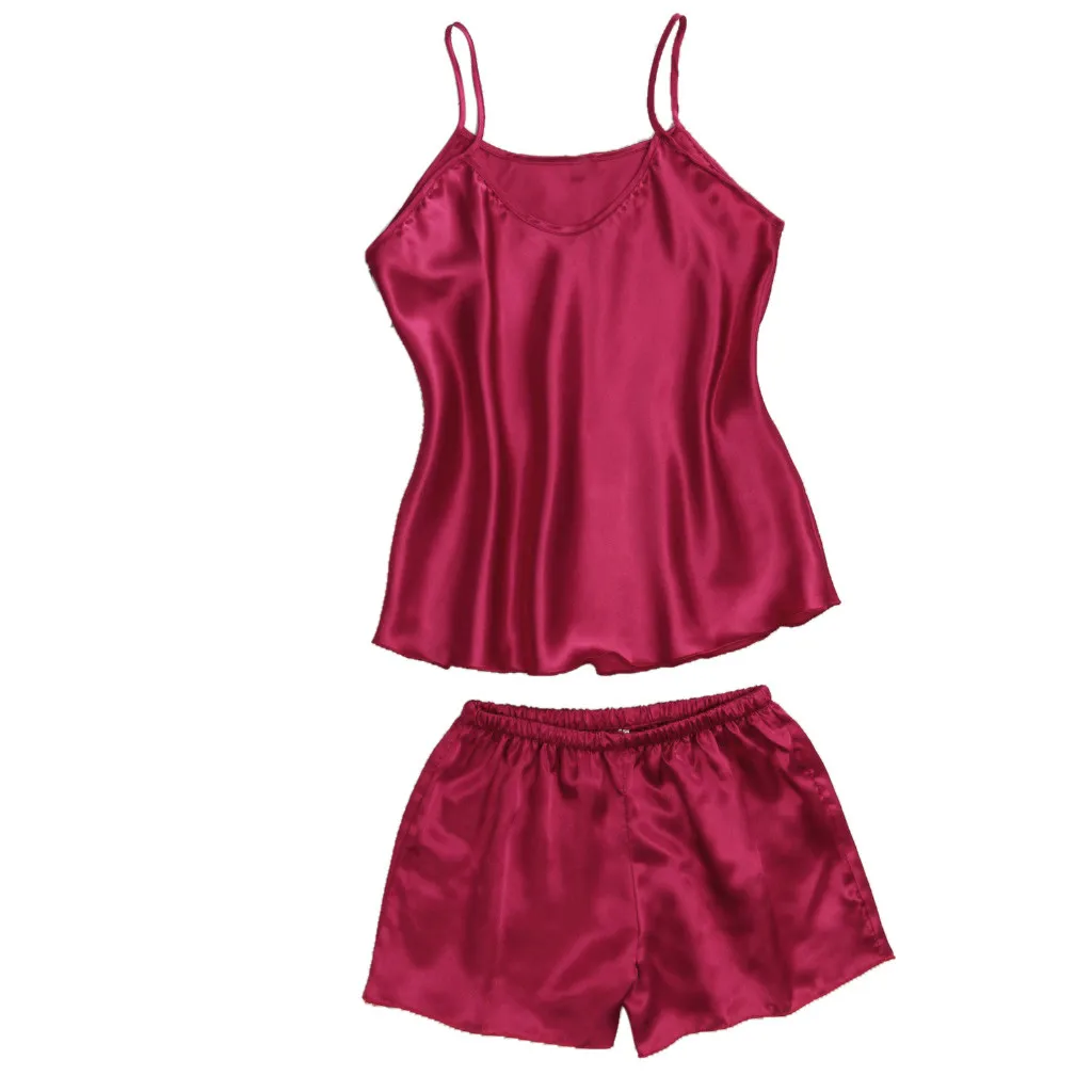 Женский комплект нижнего белья одежда для сна сатин плюс размер женское белье